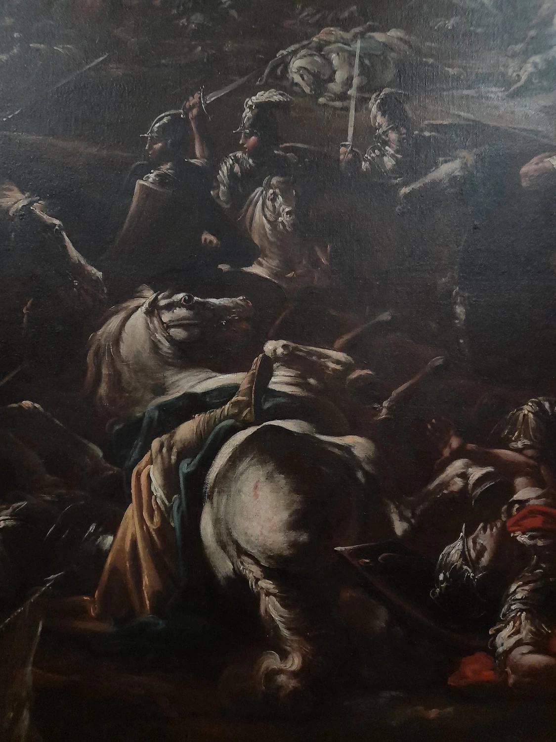 Joshua ferma il sole - Museo Vivico di Piacenza, dettaglio 2